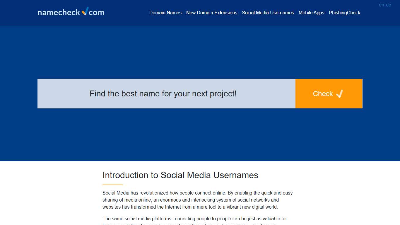 Introduction to Social Media Usernames